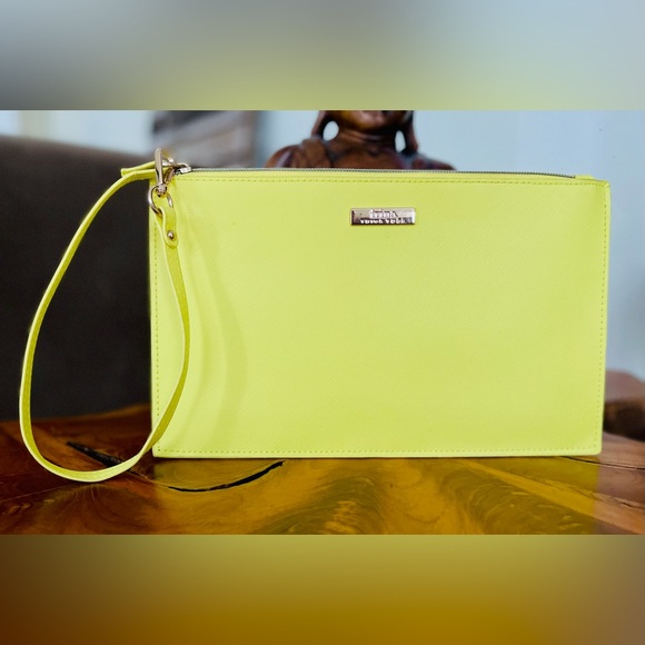 Trina Turk Vibrant Yellow Clutch - Picture 1 of 5
